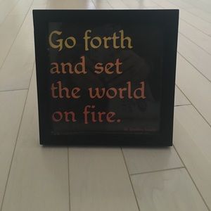 Frame with quotation